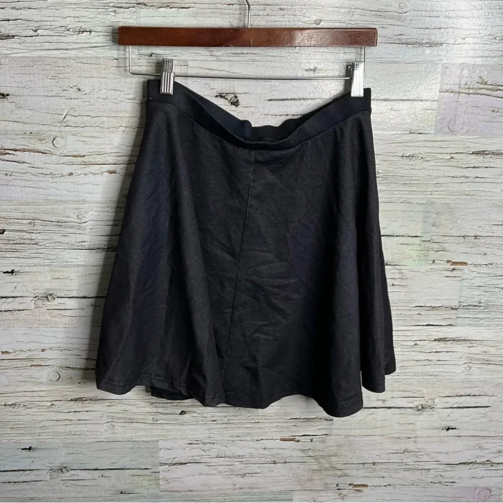 Topshop gray a-line  skirt size 6 mini